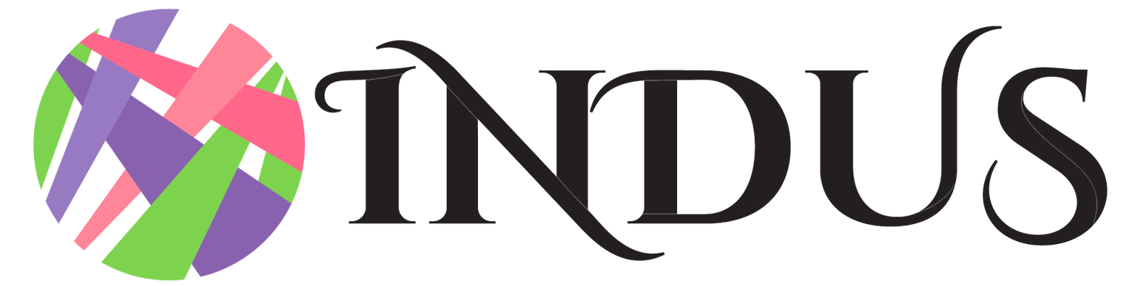 IndusQI Main Black Logo